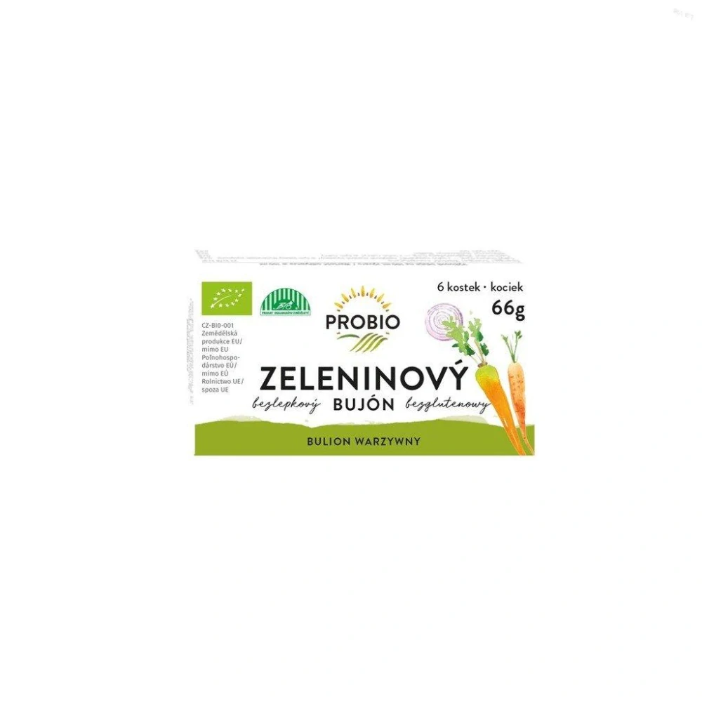 Bujón BIO - zeleninové kocky (6 x 0,5 l)