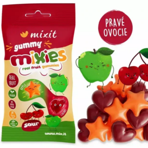 Ovocné Mixies - Jablko & čerešňa - prírodné želé cukríky