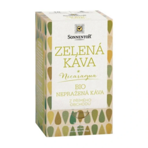 Sonnentor Bio Zelená káva, nepražená 18 x 3 g