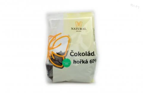 Čokoláda horká 60% - Natural 250g