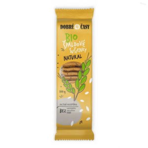 Špaldové sušienky Dobré časy Natural bio 100g