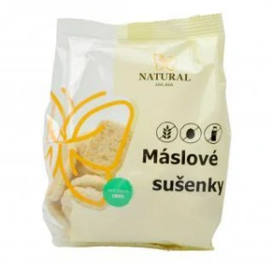 Sušienky maslové bez lepku, vajec, mlieka - Natural 100g