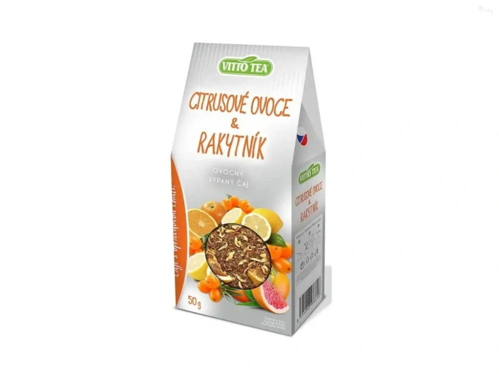 Vitto Tea Citrus & rakytník papír 50g