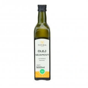 Olej sezamový za studena lisovaný - Natural 500ml