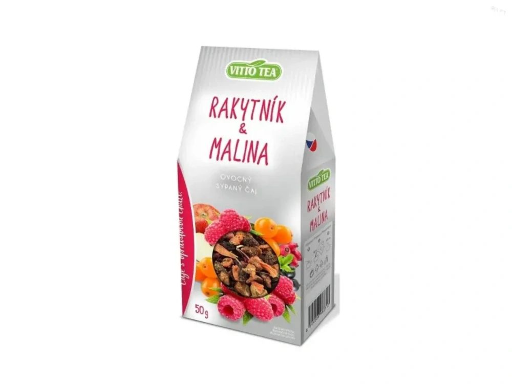Vitto Tea Rakytník & malina papír 50g