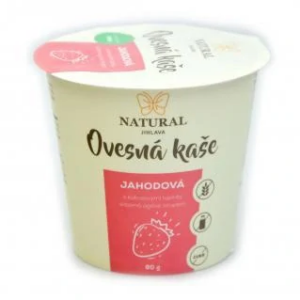 Ovsená kaša bez lepku jahodová - Natural 80g