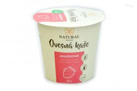 Ovsená kaša bez lepku jahodová - Natural 80g