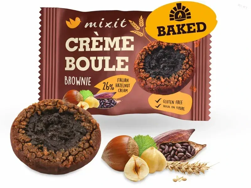 Pečená Crème boule - Brownie