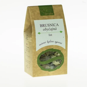Brusnica obyčajná list