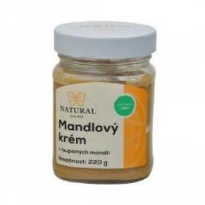 Mandľový krém z lúpaných mandlí - Natural 220g