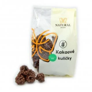 Kakaové guličky bez lepku - Natural 150g