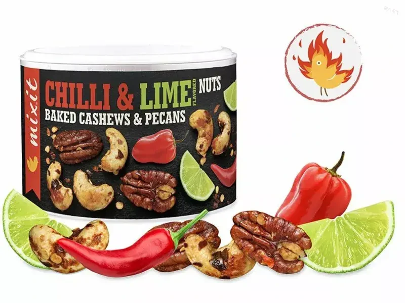 Oriešky z pece - Habanero chilli a limetka