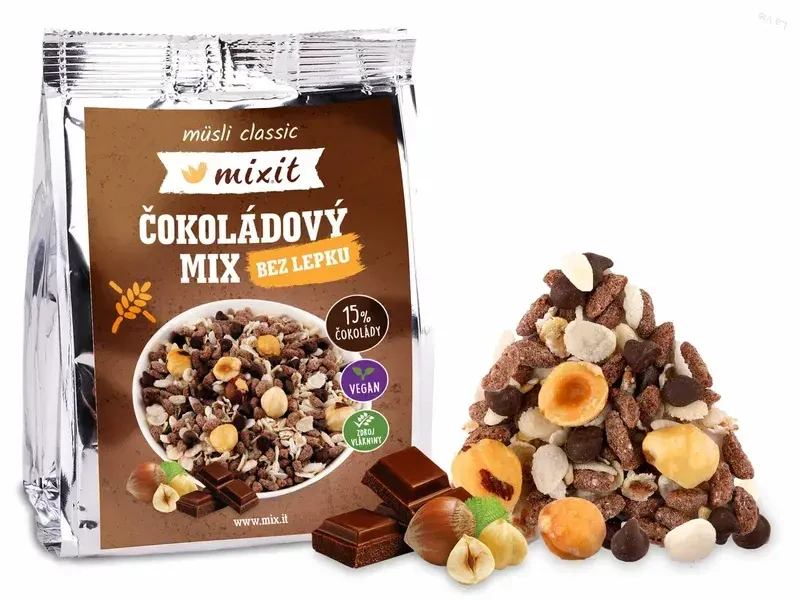 Müsli classic - Čokoládový mix bez lepku do vrecka