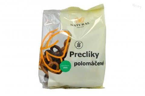 Praclíky polomáčané bez lepku - Natural 80g