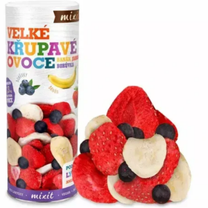 Veľké chrumkavé ovocie - Banán, jahoda, čučoriedka 160g