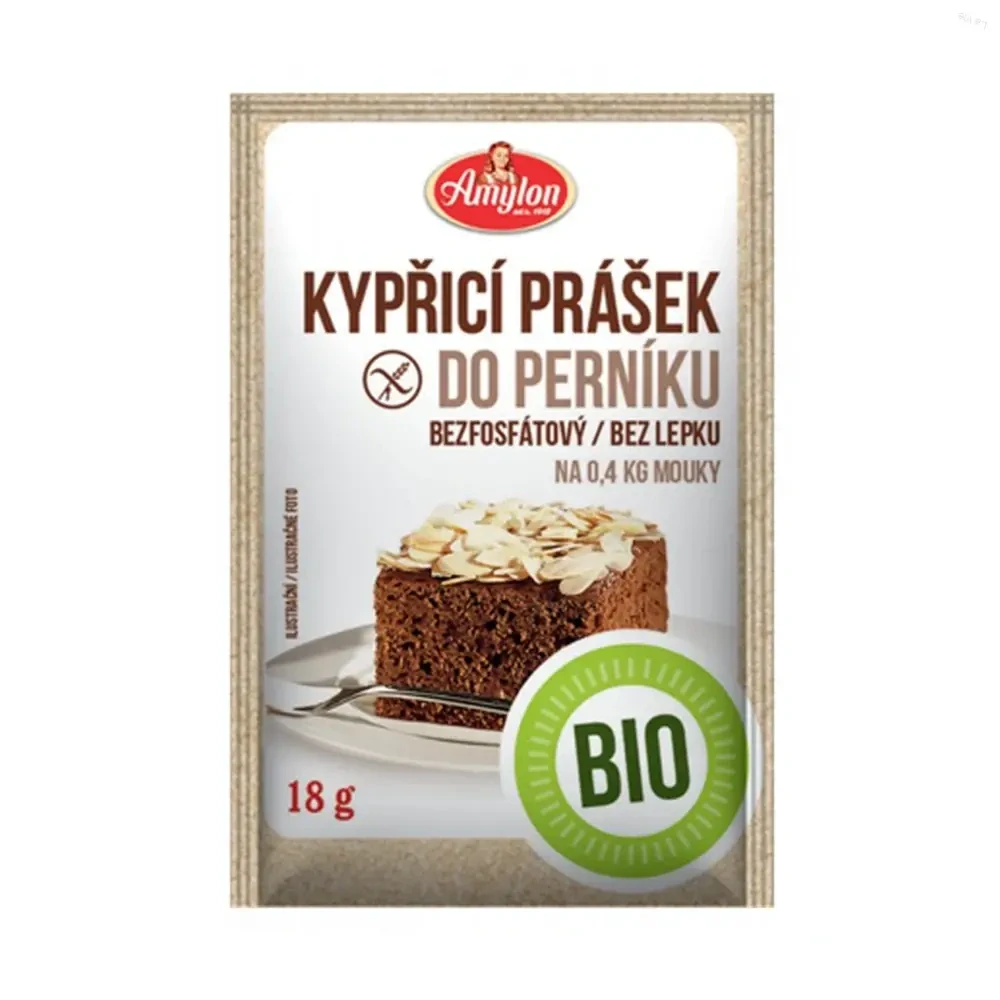 Amylon BIO Kypriaci prášok do perníkov bez lepku 18 g