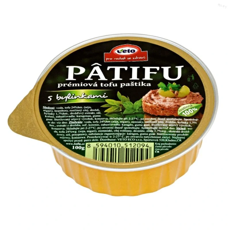Paštéta PATIFU s bylinkami 100 g VETO ECO