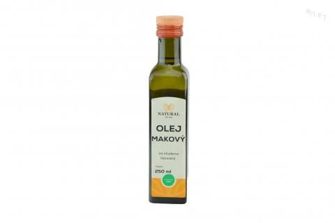 Olej makový za studena lisovaný - Natural 250ml