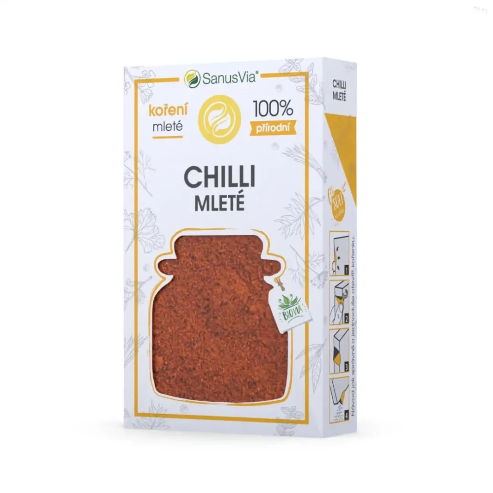 Chilli mleté, bio 42g