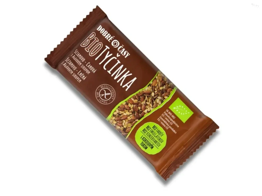 Bio tyčinka - Sezam Ľan 40g
