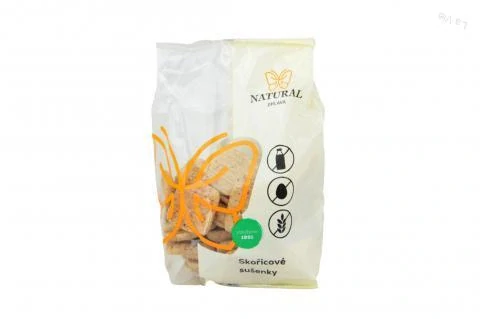 Sušienky škoricové bez lepku, vajec a mlieka - Natural 150g
