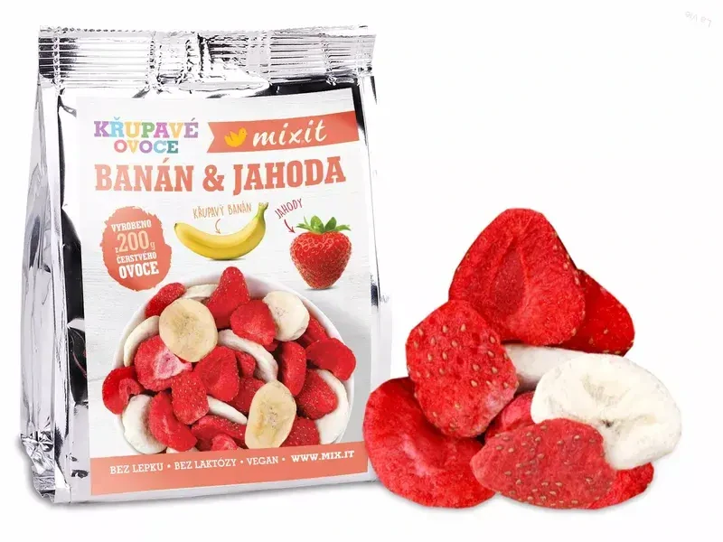 Chrumkavý Banán + Jahoda do vrecka 23g