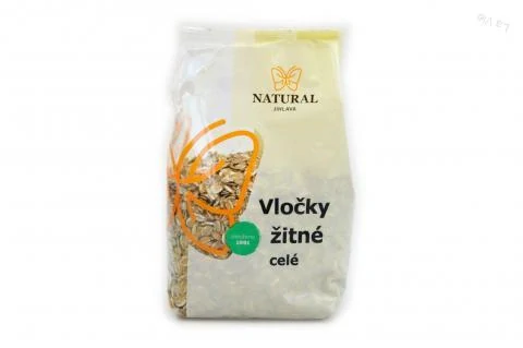 Vločky ražné celé - Natural 300g