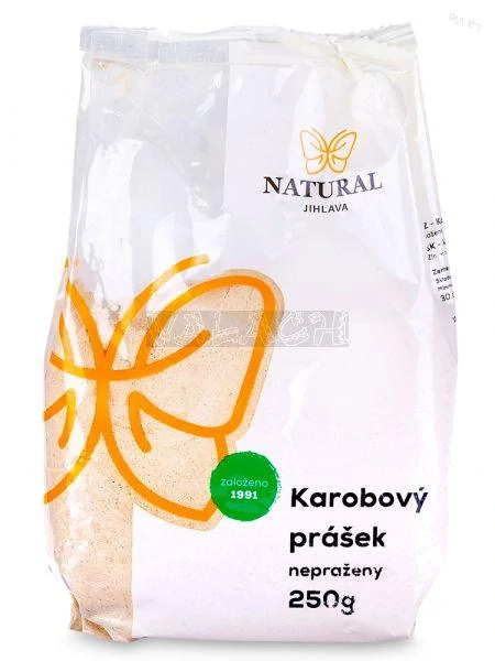Karobový prášok nepražený - Natural 250g