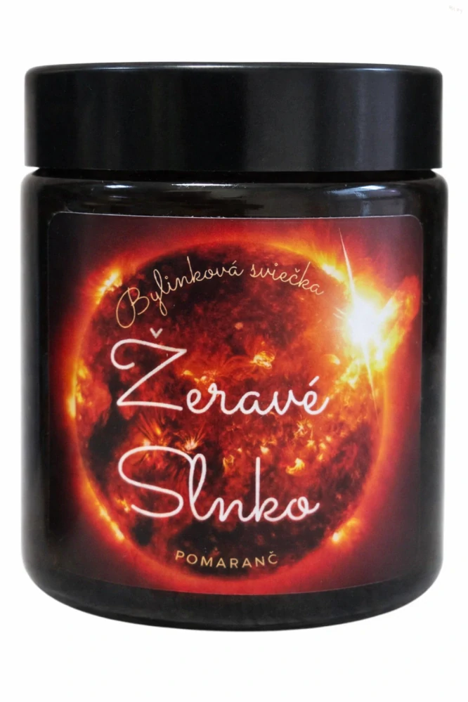 Bylinková sviečka-Žeravé slnko