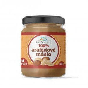 Arašidové maslo jemné 100% - Dr. Natural 500g