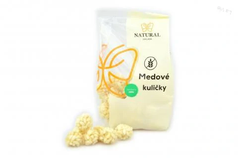 Medové guličky bez lepku - Natural 150g