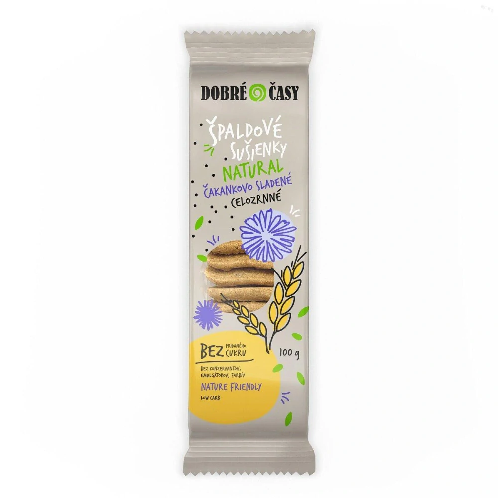Čakankové sušienky Dobré časy Natural 100g