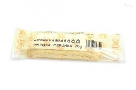 Sušienka pšeno taštička marhuľová bez lepku, mlieka a vajec - Natural 20g