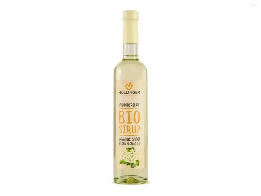 Hollinger Sirup Kvet bazy čiernej BIO 500 ml