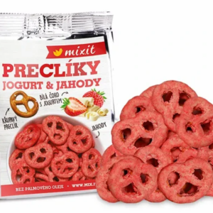 Mixit praclíky do vrecka – Jogurtová čokoláda s jahodami 70g