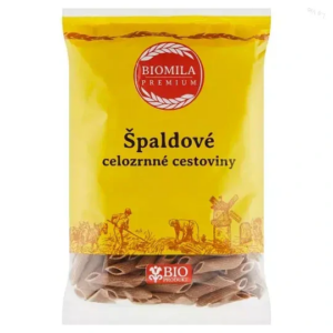 Biomila špaldové celozrnné Penne Bio 400 g