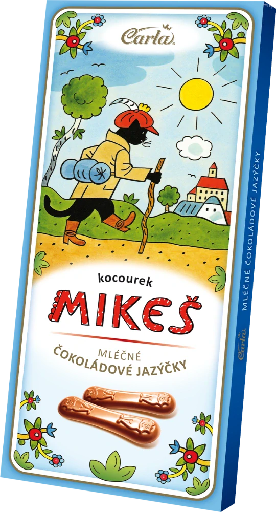 Čokoládové jazýčky Mikeš 50 g