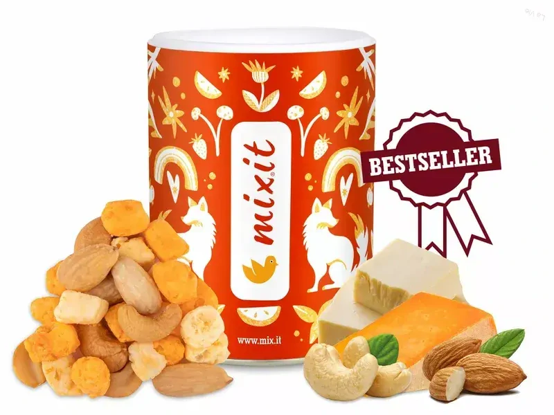 Mix pražených orechov a chrumkavých syrov (300 g)