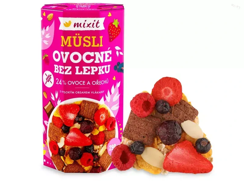 Ovocné müsli bez lepku 290g