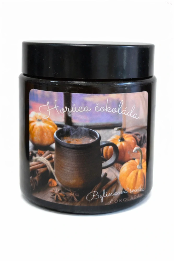 Bylinková sviečka-Horúca čokoláda
