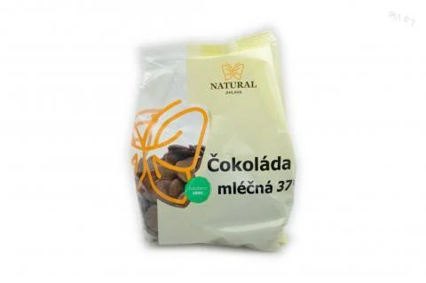 Čokoláda mliečna 37% - Natural 250g