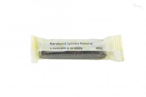 Karobová tyčinka s ovocím a arašidami - Natural 40g