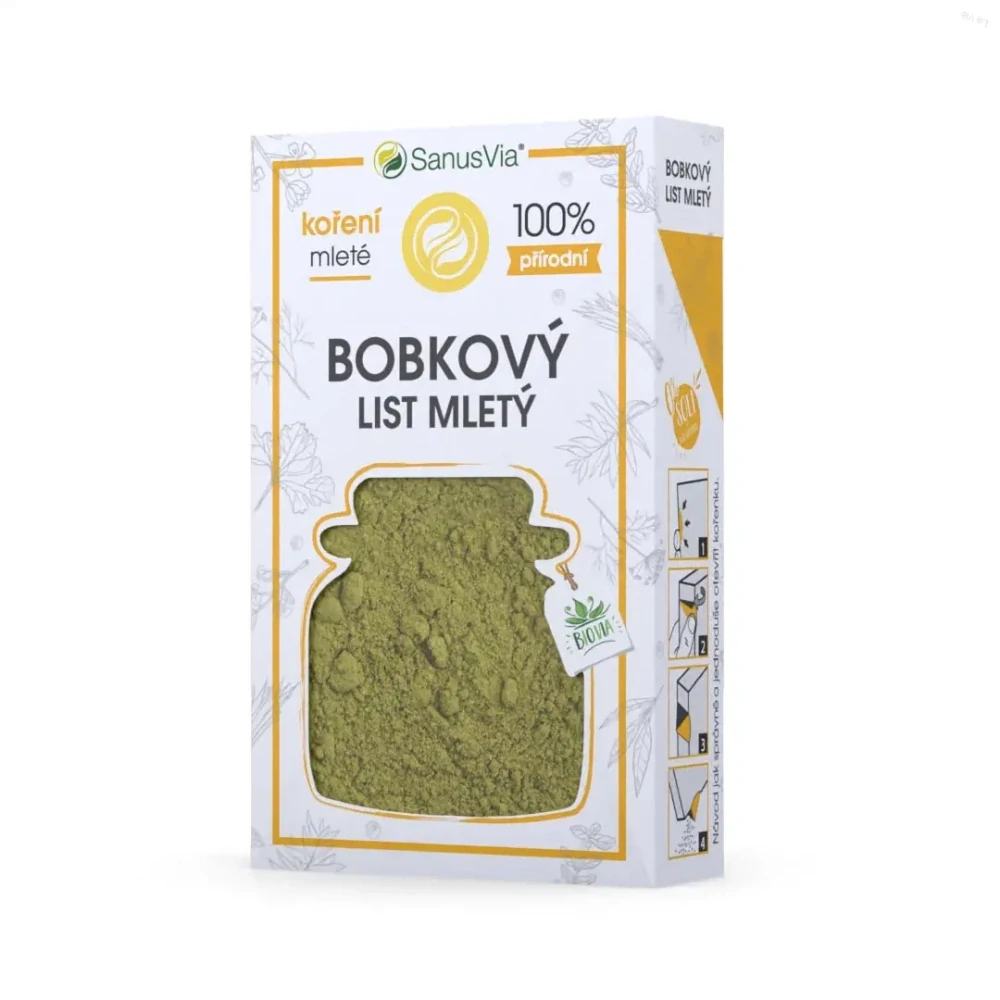 Bobkový list mletý, bio 34g