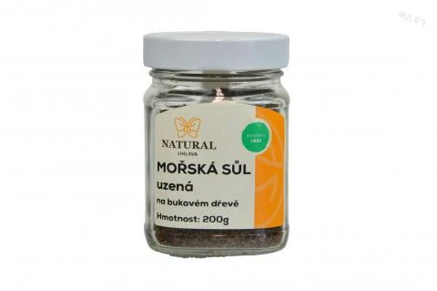 Morská soľ údená na bukovom dreve – Natural 200g