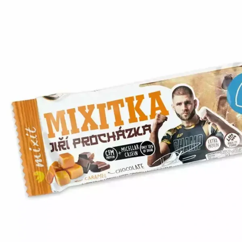Proteínová Mixitka Jirky Procházku - Slaný karamel a čokoláda