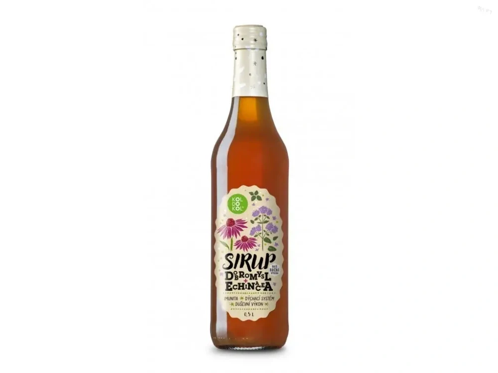Sirup Dobromyseľ a echinacea Koldokol 0,5 l