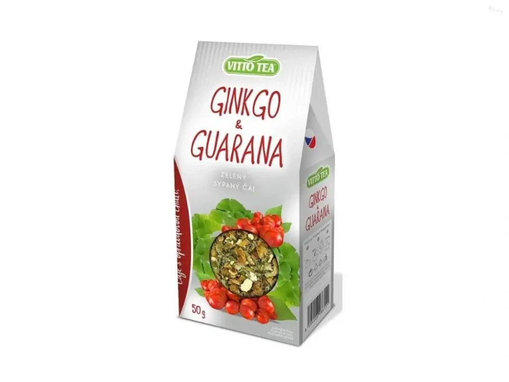 Vitto Tea Green Ginkgo & guarana papír 50g