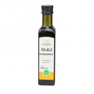 Olej konopný za studena lisovaný - Natural 250ml