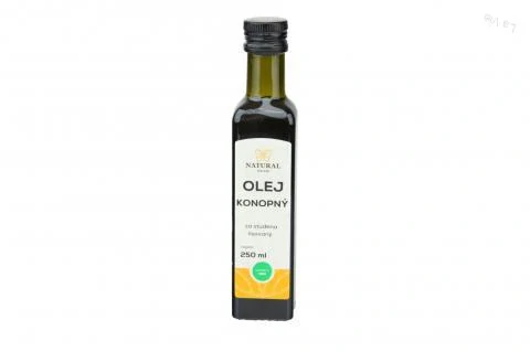 Olej konopný za studena lisovaný - Natural 250ml