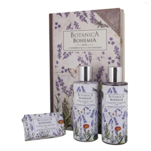 Botanica kozmetická sada - sprchový gél 200 ml, šampón 200 ml a mydlo 100 g - levanduľa